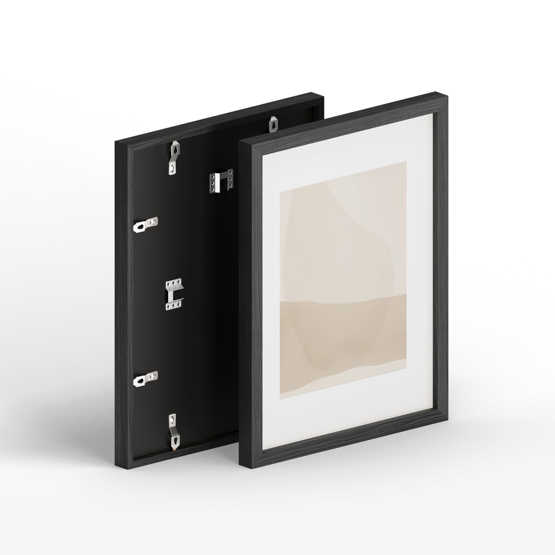Black Oak Glass Picture Frame