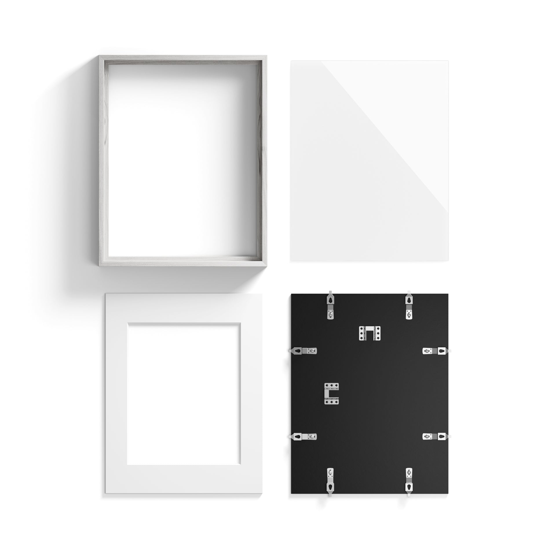 White Oak Glass Picture Frame