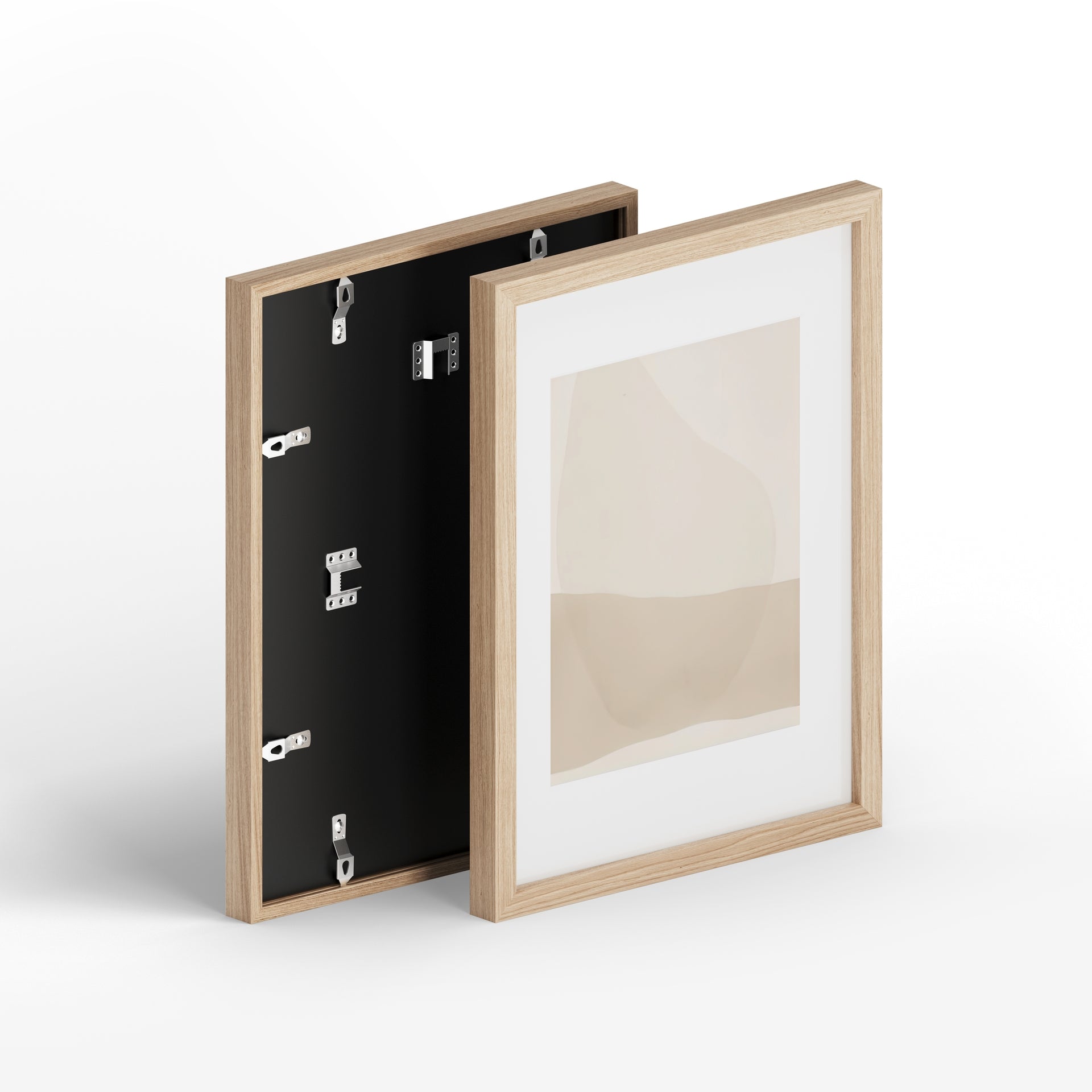 Natural Oak Glass Picture Frame
